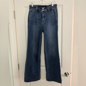 Judy Blue Dark Blue Wide Leg Trouser Jeans Size 29/9 New